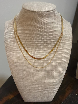 Splendid Iris Double Layer Necklace