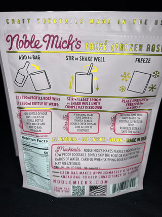 Noble Mick’s Frose Frozen Cocktail Mix