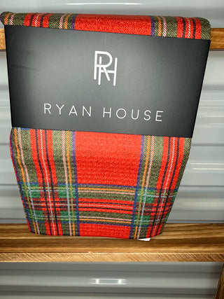 Ryan House Elegant Christmas Plaid Tea Towel
