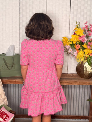 Mary Square Adelyn Deco Lillies Dress