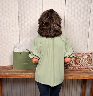Umgee Soft Ruffle Top