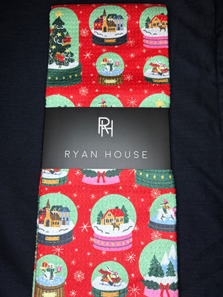 Ryan House Christmas Snow Globe Tea Towel