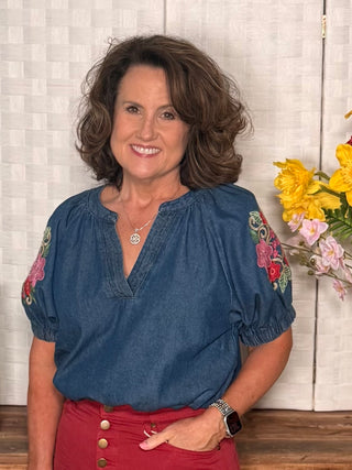 Bloom and Stitch Denim Top