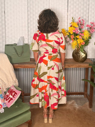 Voy Sunset Midi Dress