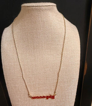 Arkansas Razorback Necklace