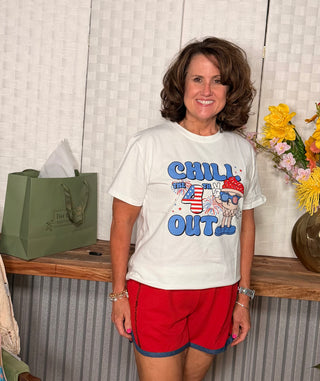 Chill the 4th out t-shirt