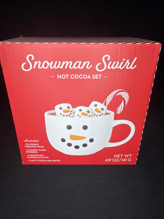 Snowman Swirl Hot Cocoa Set
