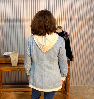 Risen Blazer with Hoodie Jacket