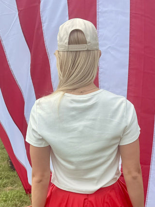 I Heart USA Cropped Top