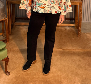 Risen EB High Rise Crop Straight Pants