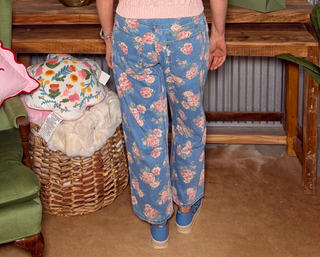 BiBi Floral Denim Pants