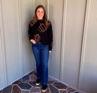 SoMe Pumpkin Patch Sweater