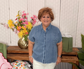 Umgee Denim Frayed Edge Button-Down