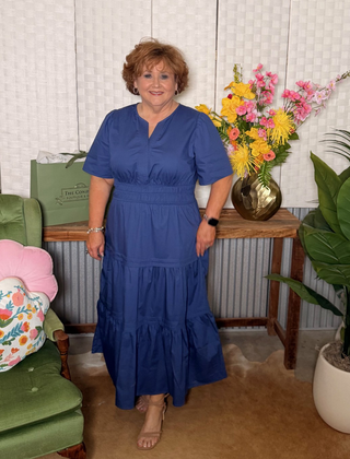 Everyday Grace Smocked Midi Dress