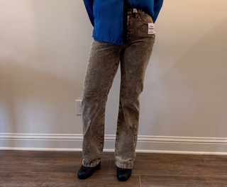 Risen Mid Rise Straight Corduroy Pants