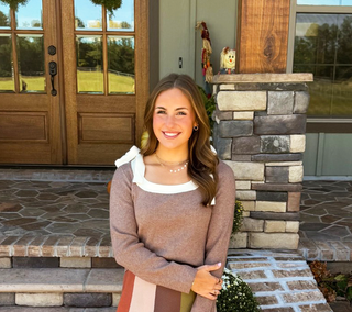 Entro Mocha Sweater with Bows