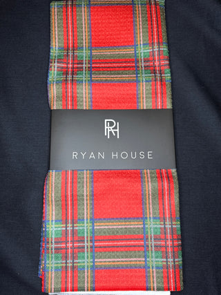 Ryan House Elegant Christmas Plaid Tea Towel