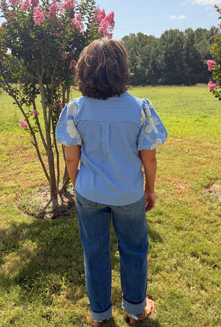 Skyline Embroidered Top