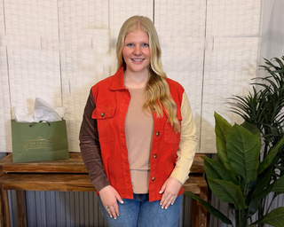 Umgee Fall Color Block Shacket