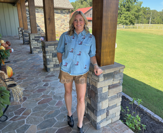 Fantastic Fawn Horseshoe Edge Shorts