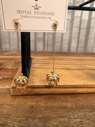 RS Crown Drop Earrings