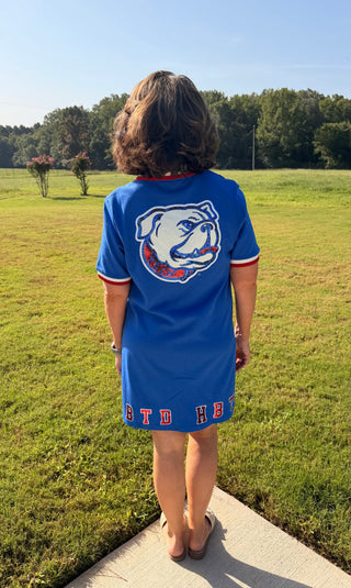 La Tech BC Club Dress with Bulldog