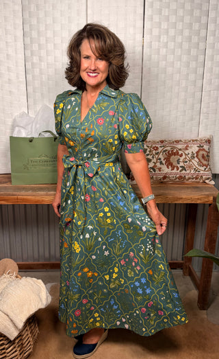 Entro Garden Party Midi Dress