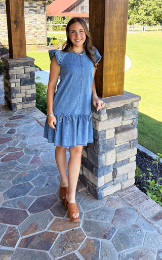 Bluebonnet Ruffle Dress