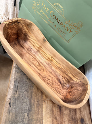 Olive Wood Dough Bowl (37 cm)