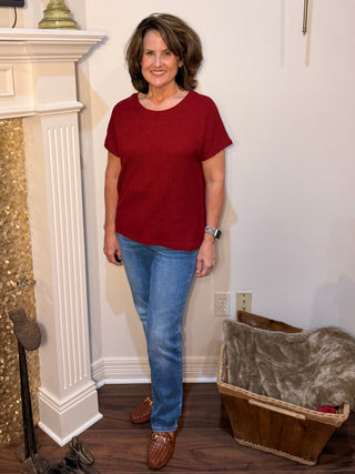 Autumn Ease Textured Top