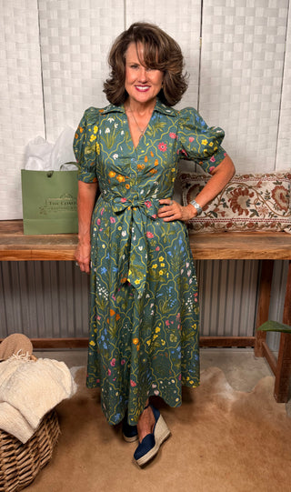 Entro Garden Party Midi Dress