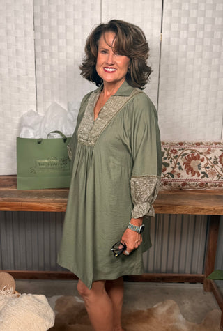 Umgee Sweet Embroidered Dress