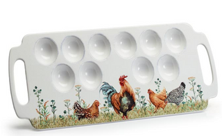 10 SLOTTED ROOSTER EGG TRAY