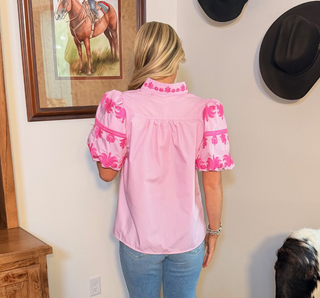 Entro Pink Petal Top