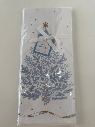 Christmas Tree Tea Towels - Set of 2