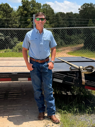 Ag Gear Haybaler Faded Denim SS