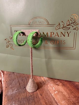 WW Green Raffia Hoop