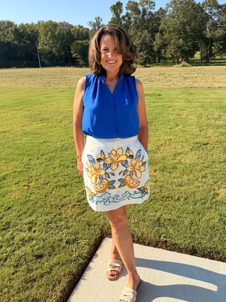 Citrus Bloom Skirt