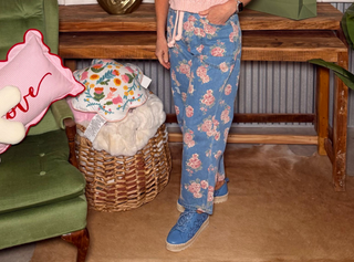 BiBi Floral Denim Pants
