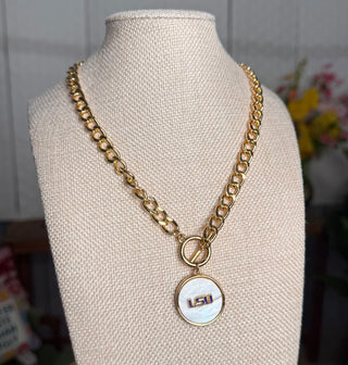 Licensed LSU Logo Necklace