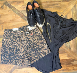 Judy Blue Leopard Print Short