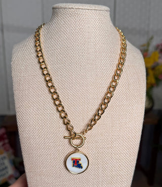 Licensed La Tech Logo Necklace