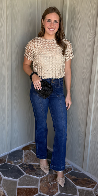 She & Sky Champagne Dream Top