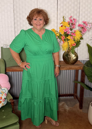 Everyday Grace Smocked Midi Dress