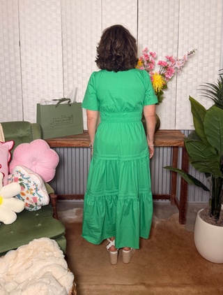 Everyday Grace Smocked Midi Dress