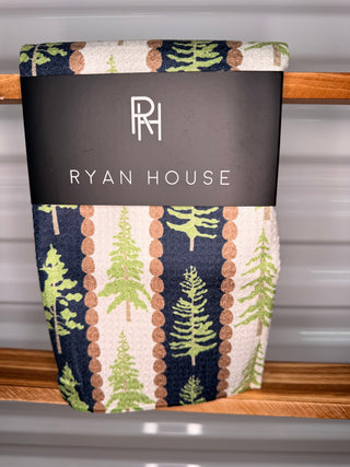 Ryan House Rustic Christmas Tea Towel