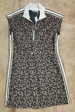 She & Sky Animal Print Sport Dress