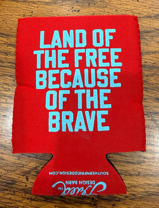 Land of the Free Koozie