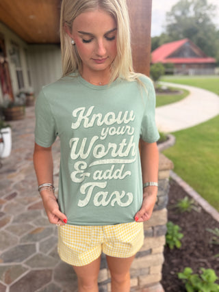 Know Your Worth Graphic Tee
