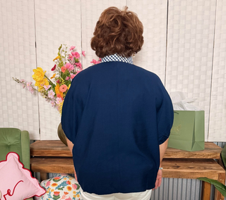 Entro Top with Plaid Trim